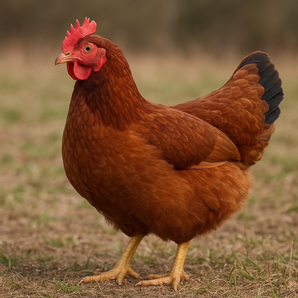 Rhode Island Red – Gallus gallus domesticus – kura