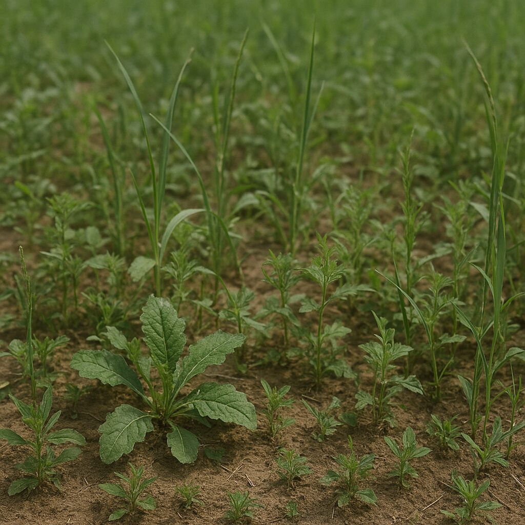 Największy wpływ na zachwaszczenie