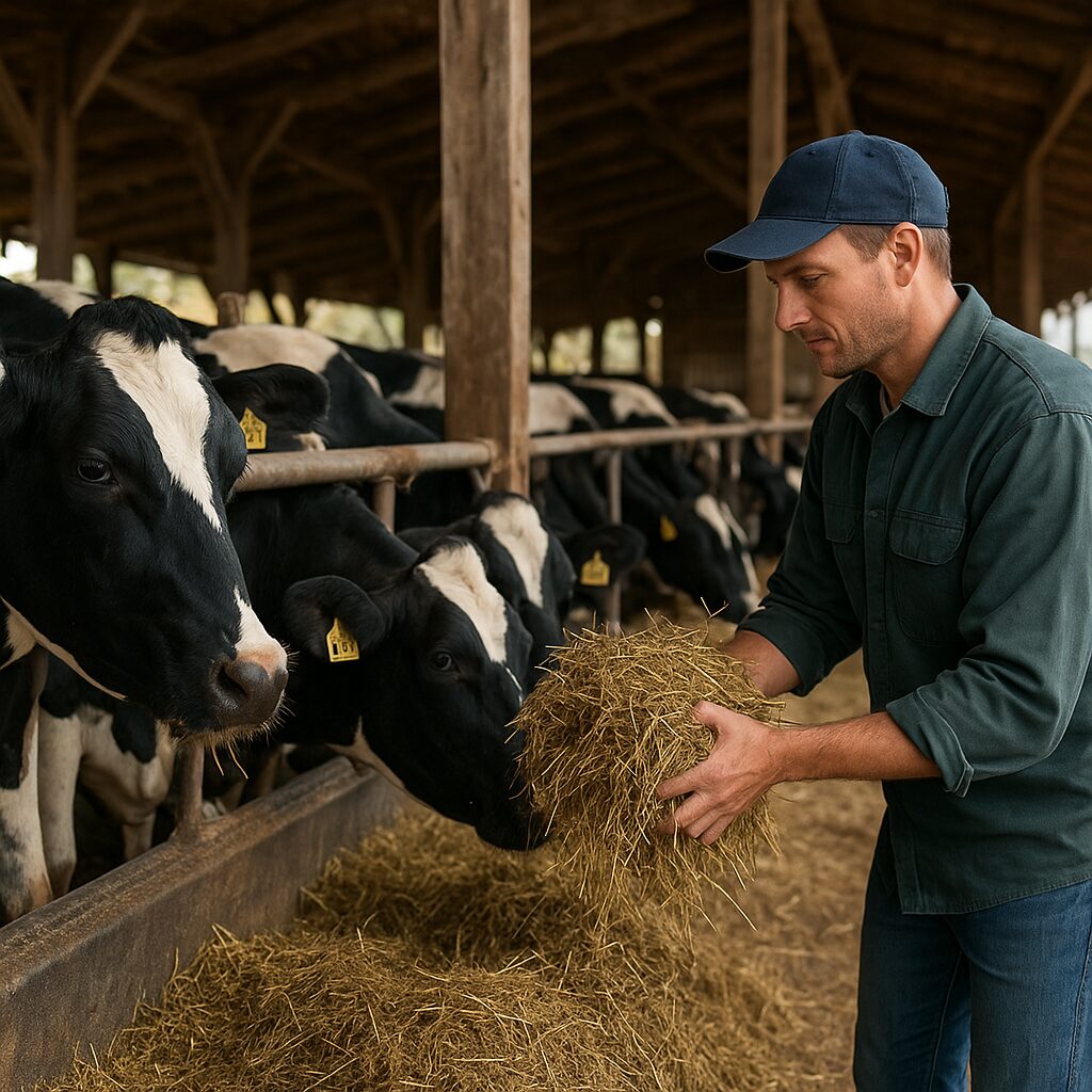 Jak żywić krowy mleczne