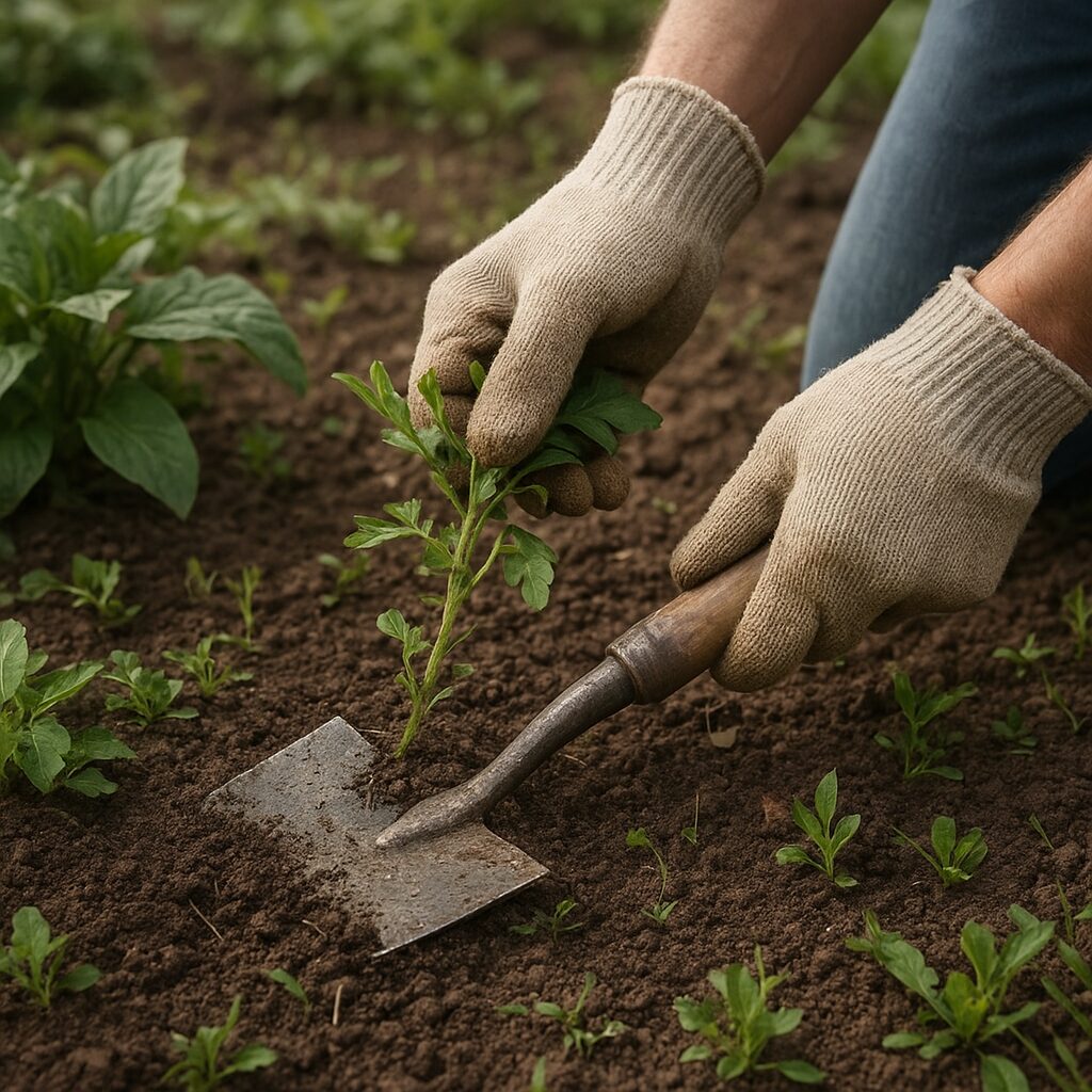 Jak kontrolować chwasty mechanicznie