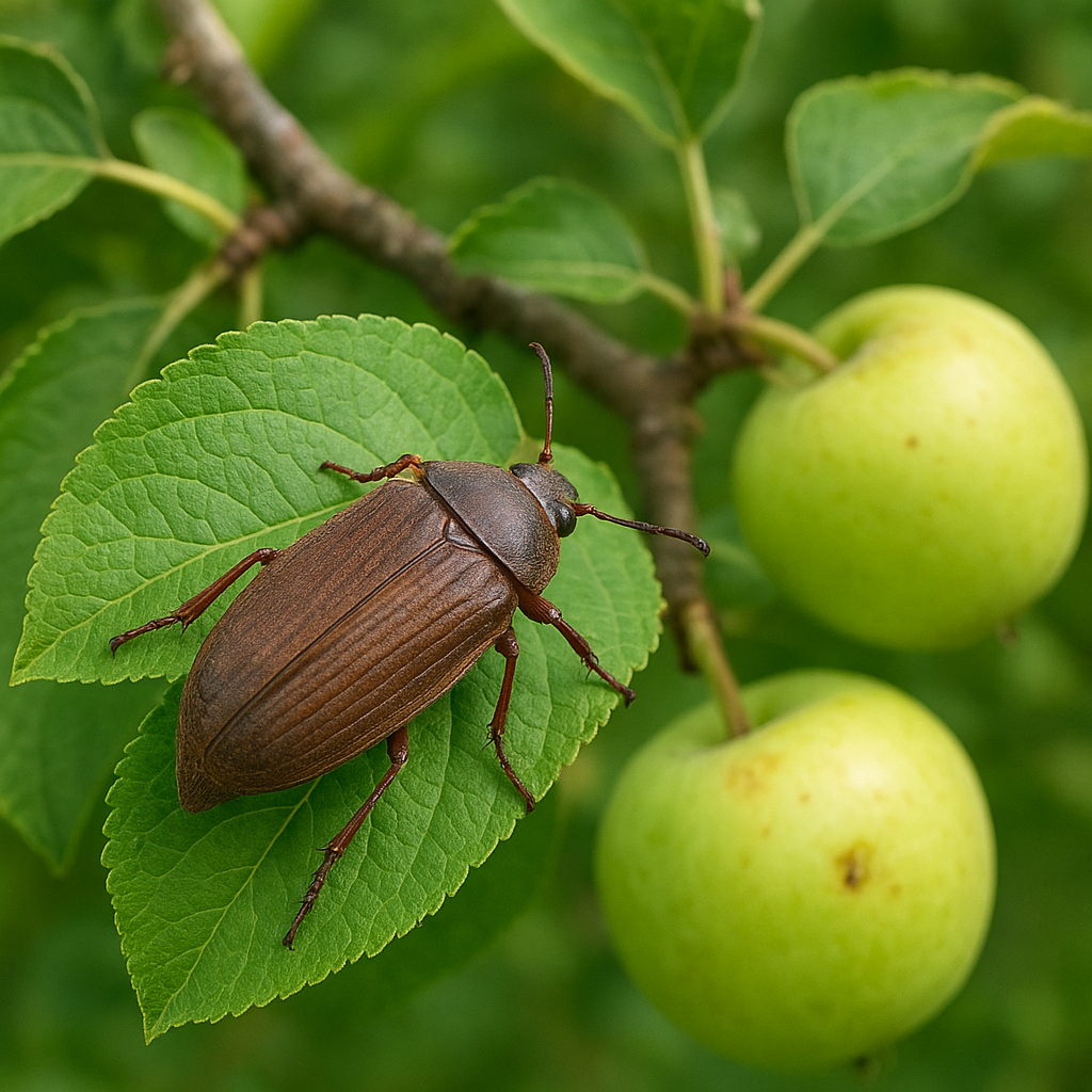 Tarcznik niszczyciel – drzewa owocowe