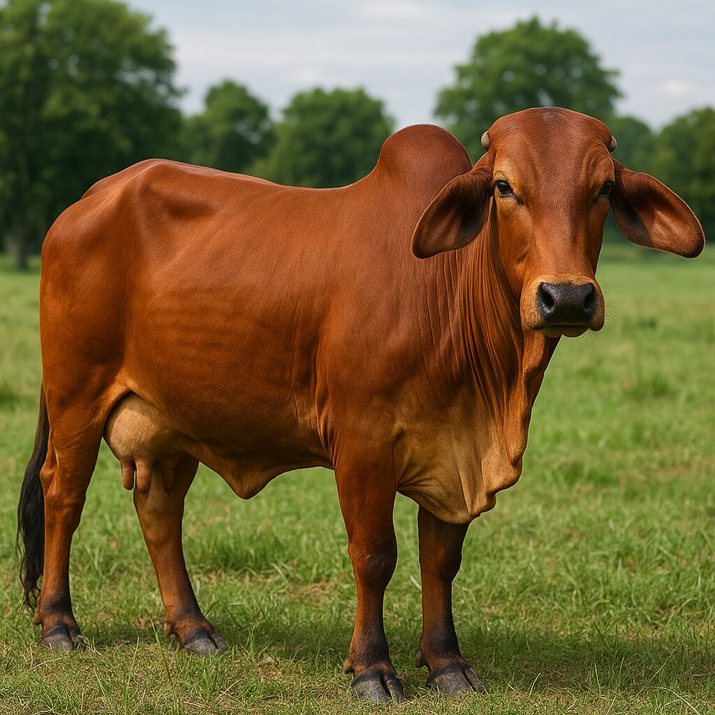 Bydło rasy Red Sindhi