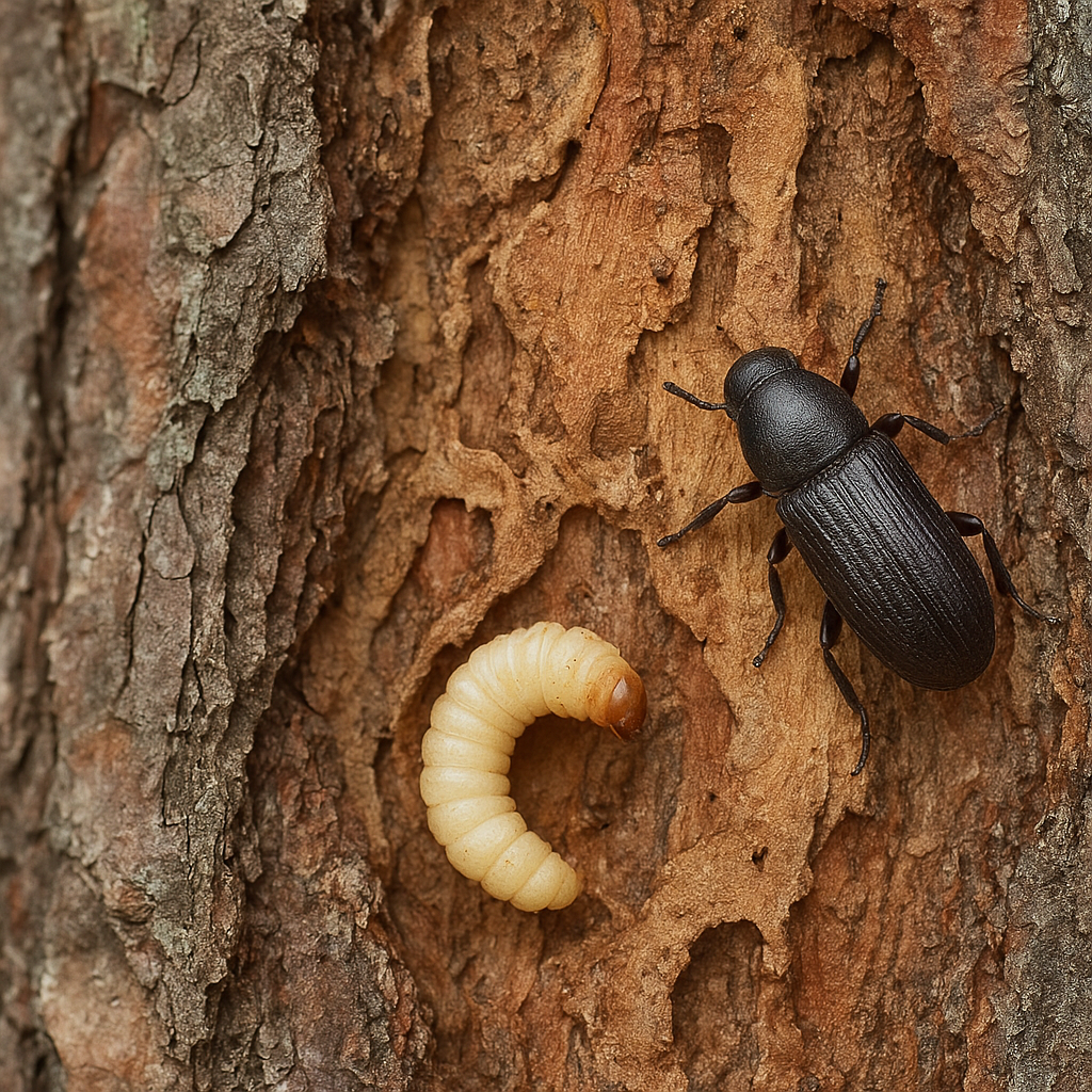 Kornik ostrozębny – sosny