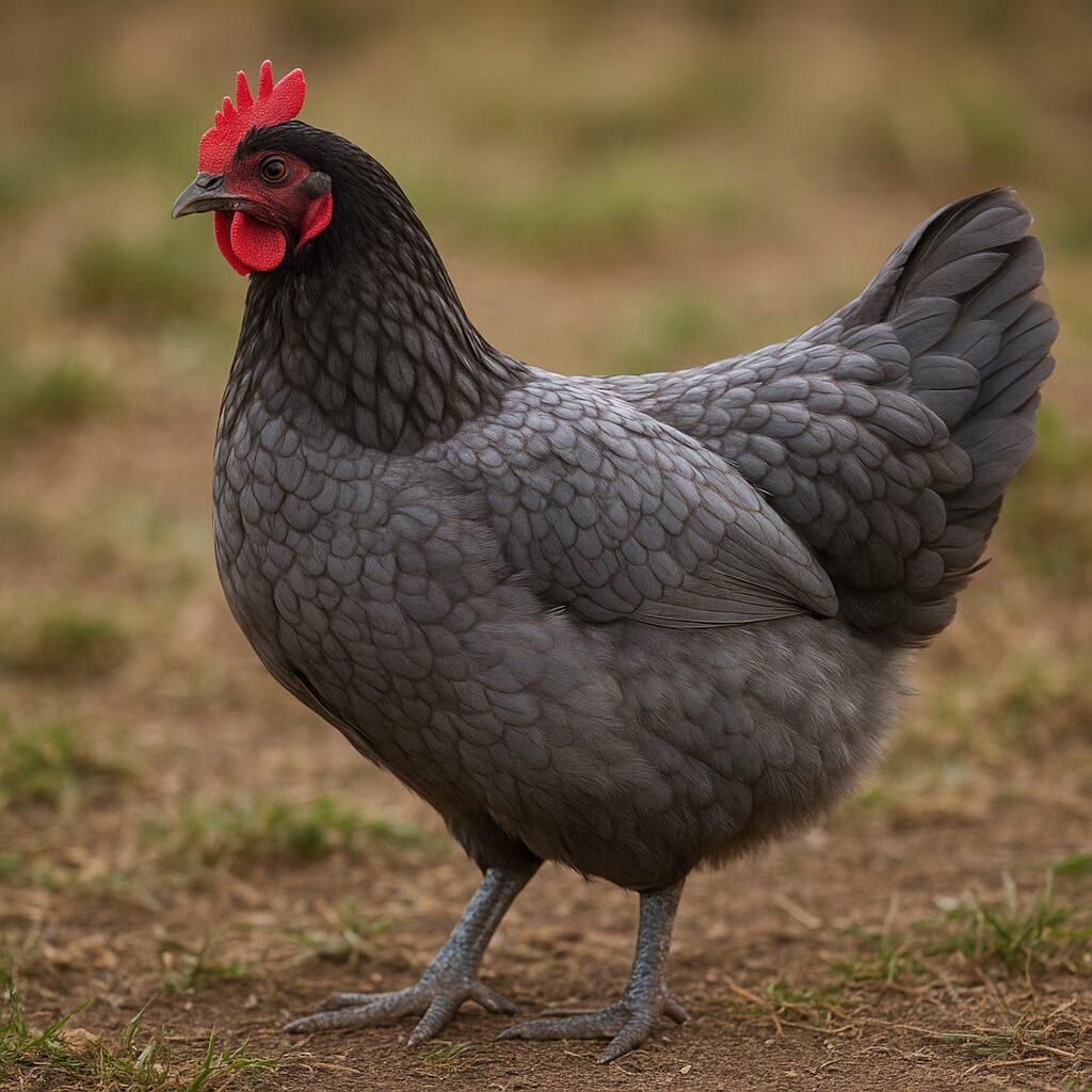 Andaluzyjska błękitna – Gallus gallus domesticus – kura