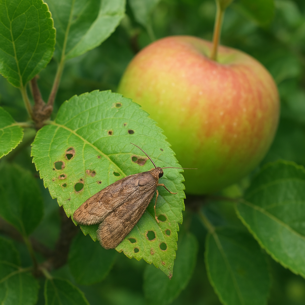 Zbrojecznik jabłoniowy – jabłoń
