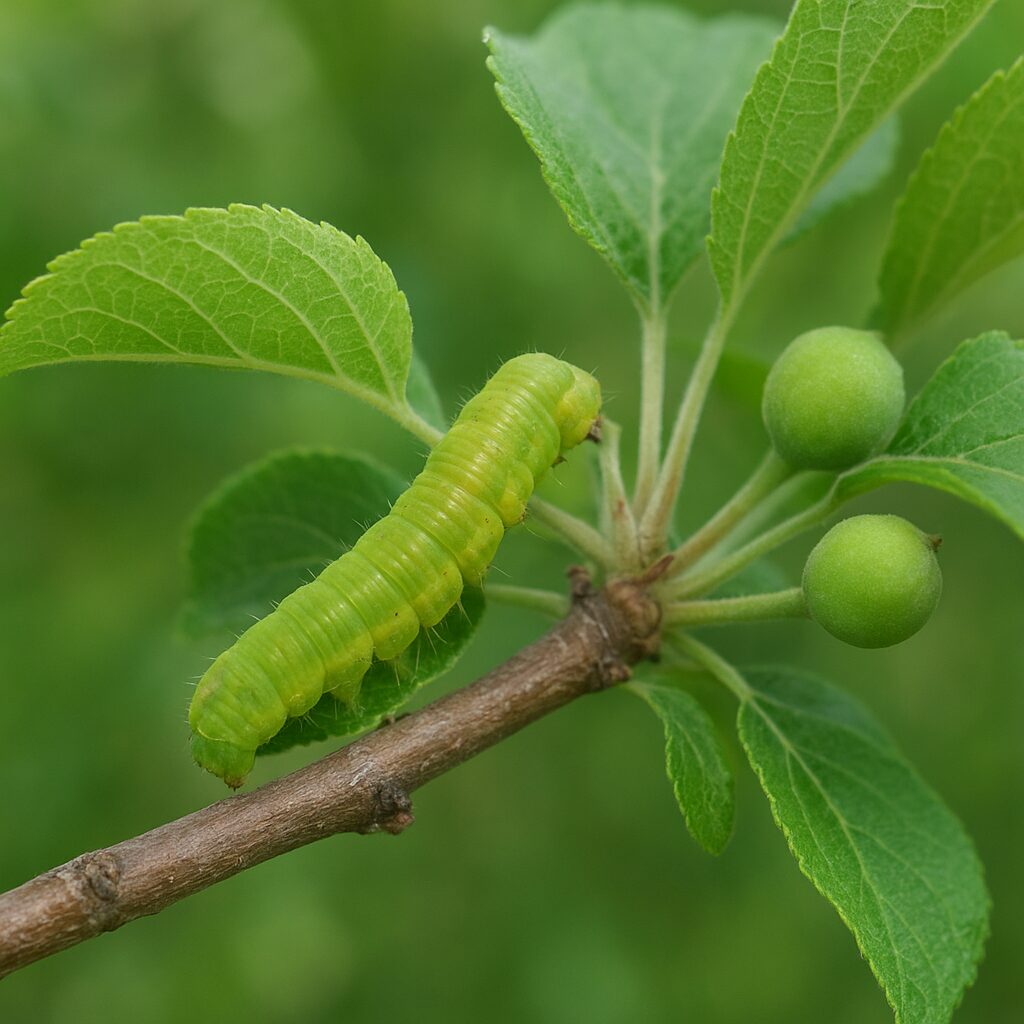 Piędzik przedzimek (gąsienice) – drzewa owocowe
