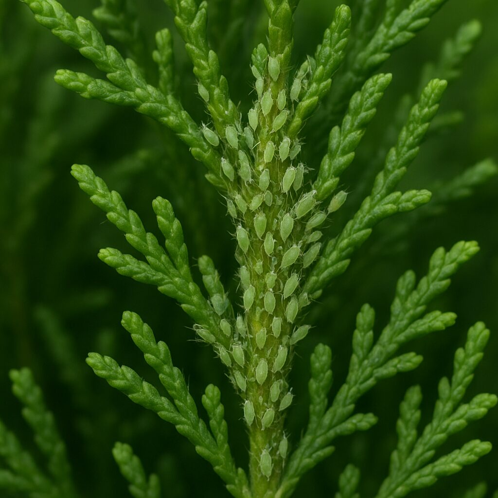 Mszyce tujowe – tuje