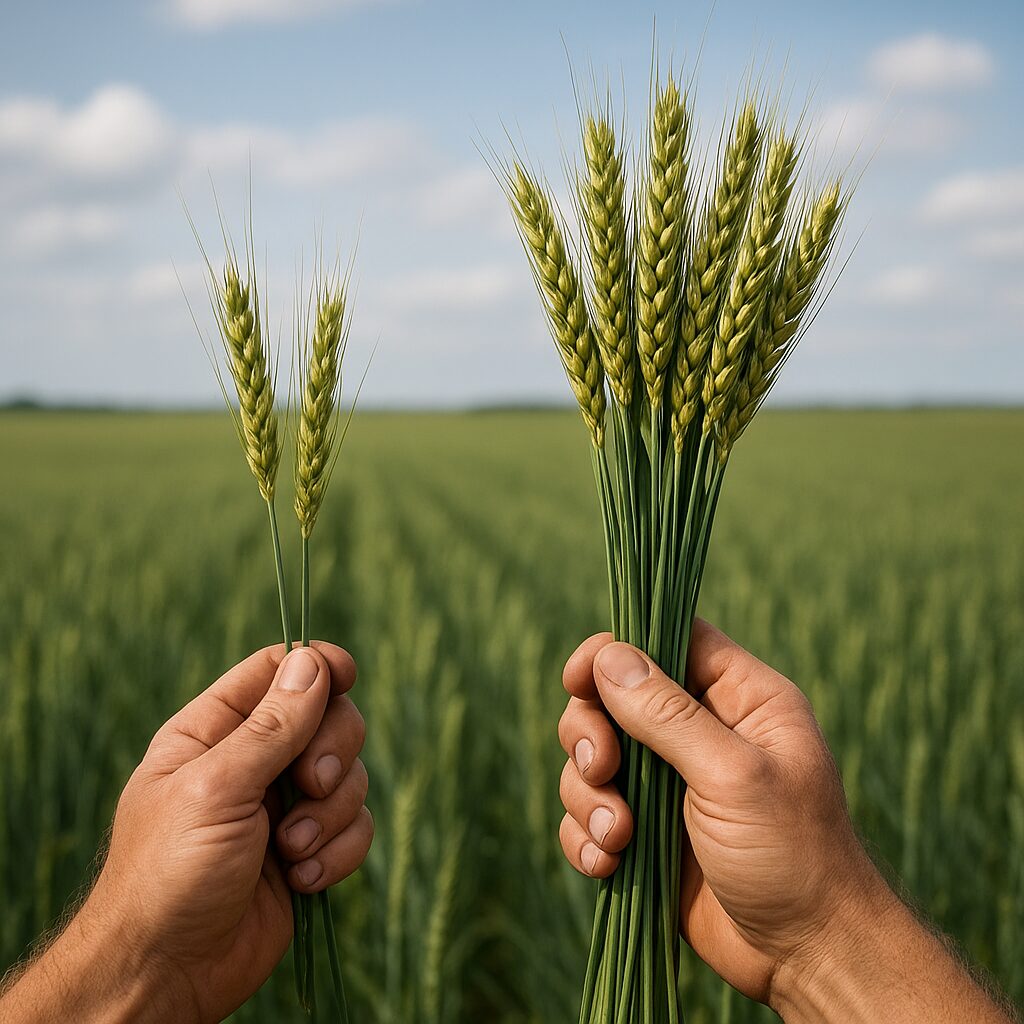Największy wzrost jakości plonu