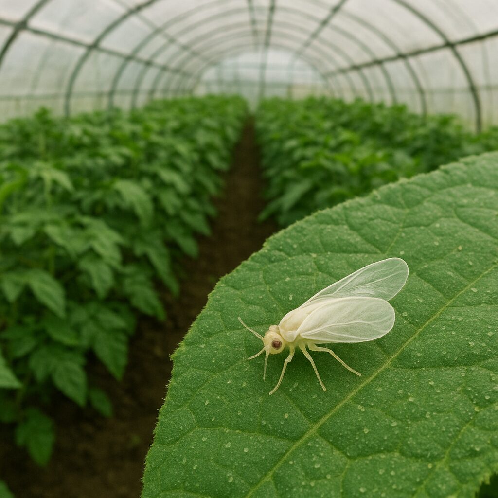 Przędziorek szklarniowiec – uprawy szklarniowe