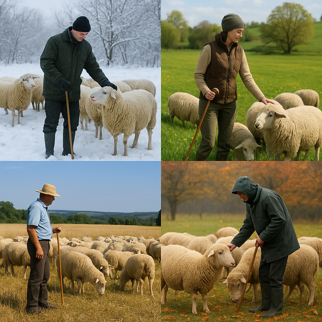 Jak opiekować się owcami w różnych porach roku