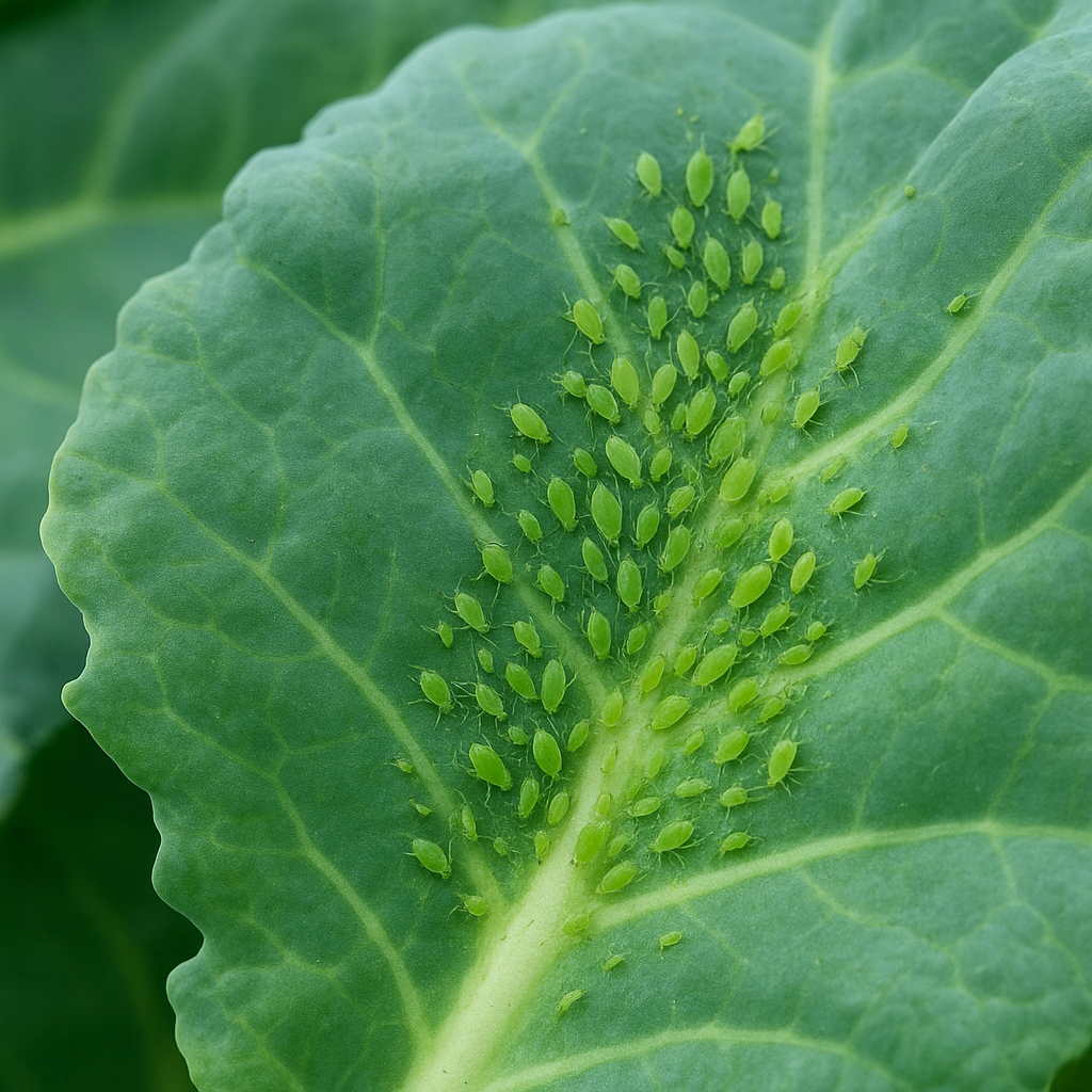 Mszyca kapuściana zielona – rośliny kapustne