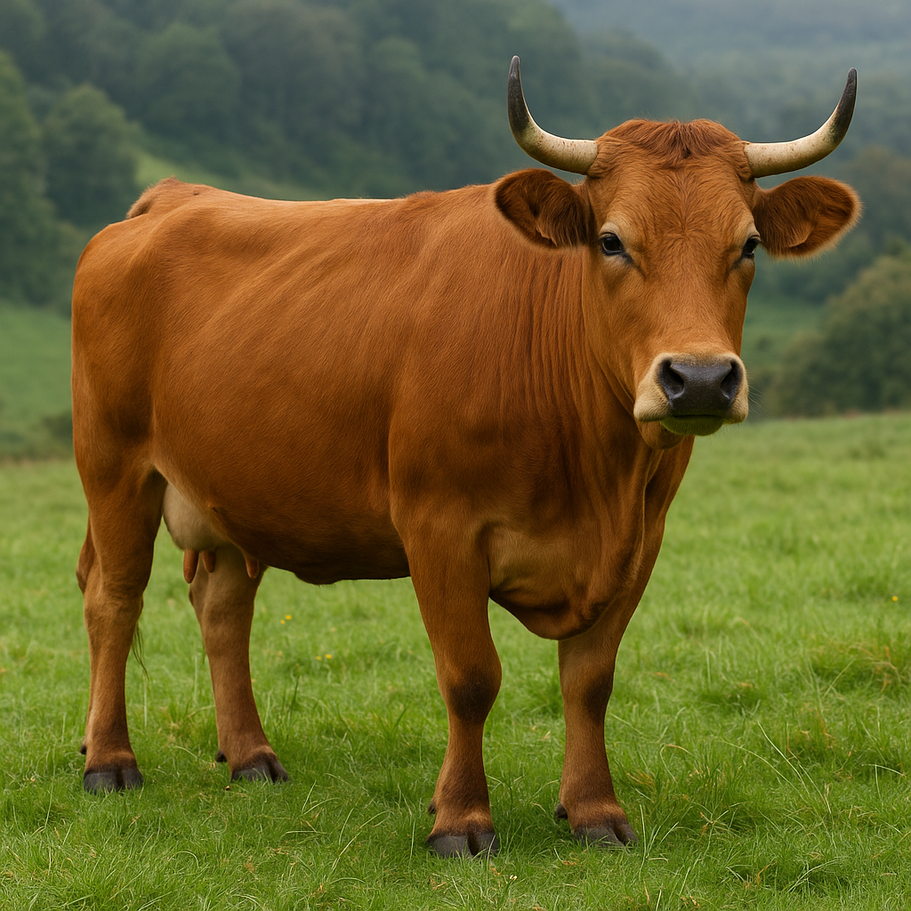 Bydło rasy Asturiana de los Valles