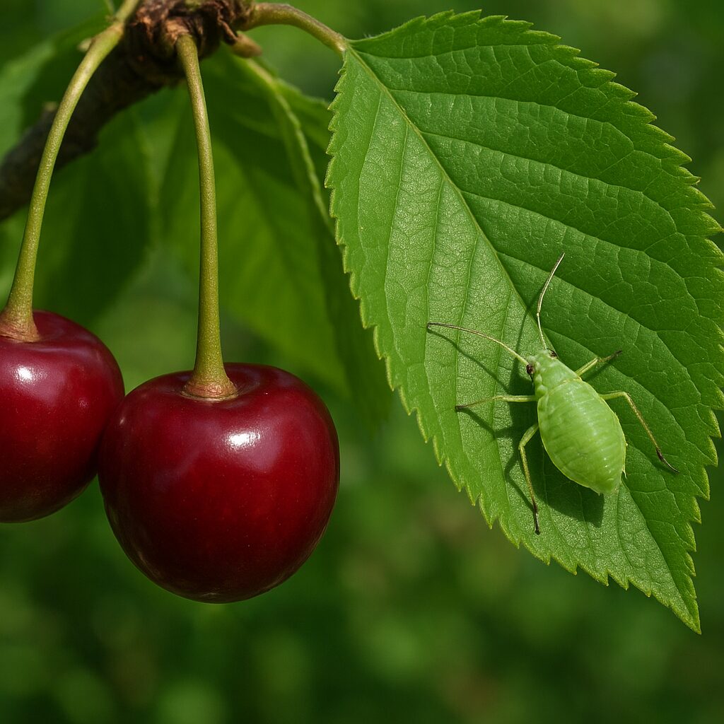 Mrszyca wiśniowa – wiśnie