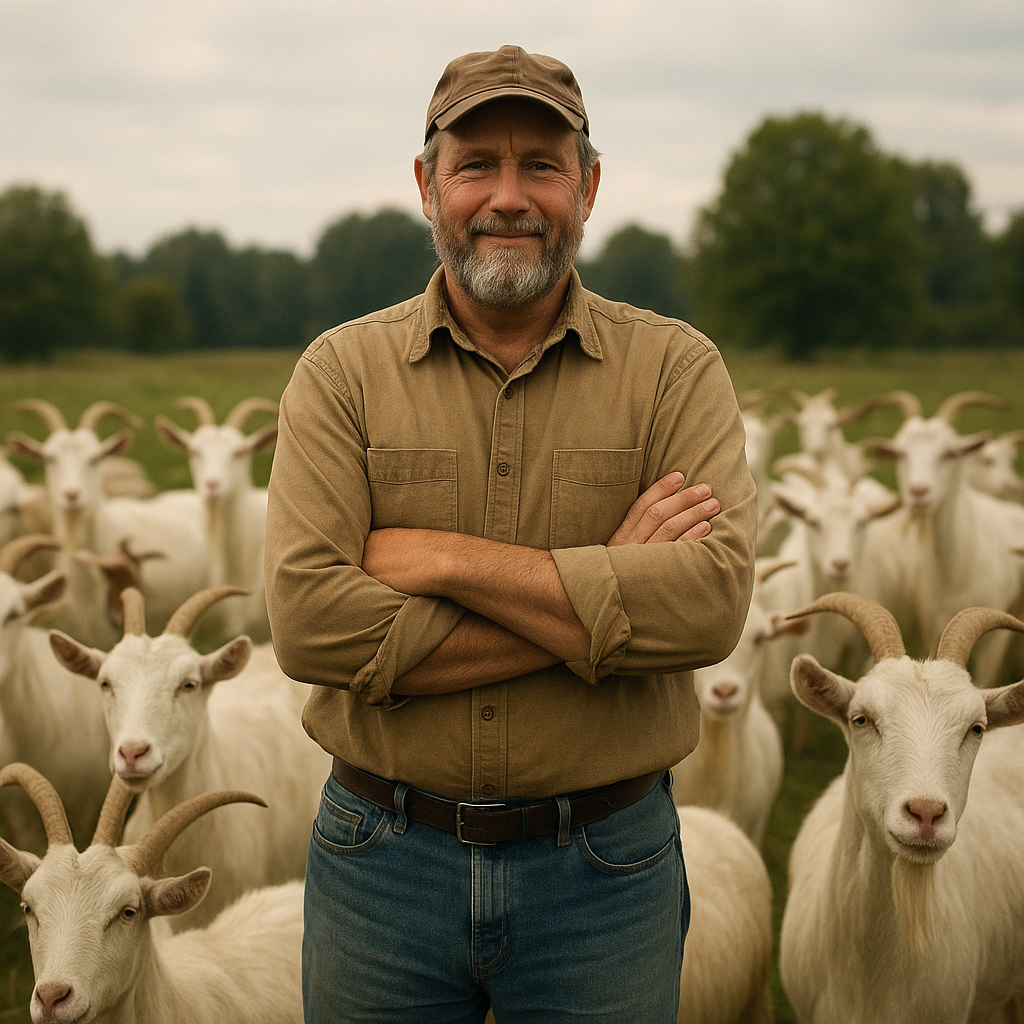 Największy hodowca kóz