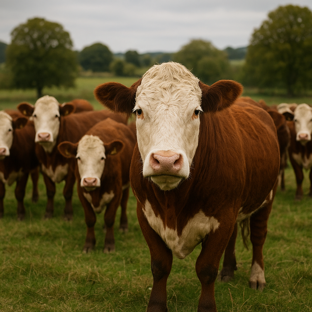 Bydło rasy Hereford