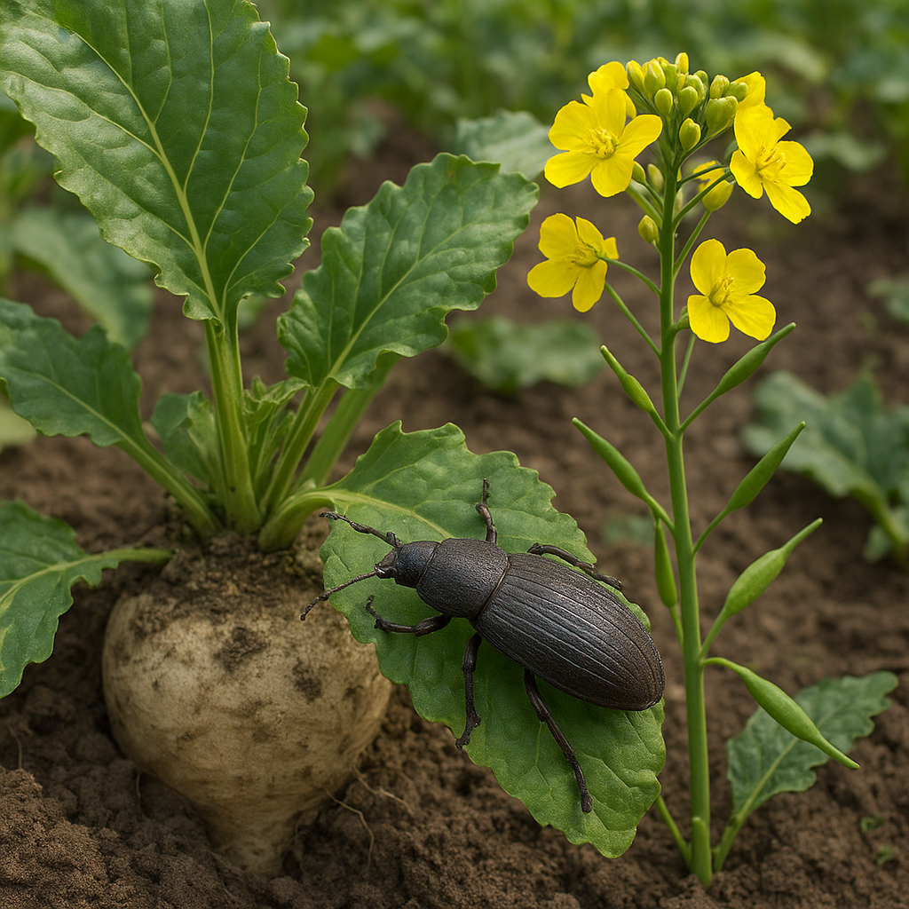 Mątwik burakowy – buraki, rzepak