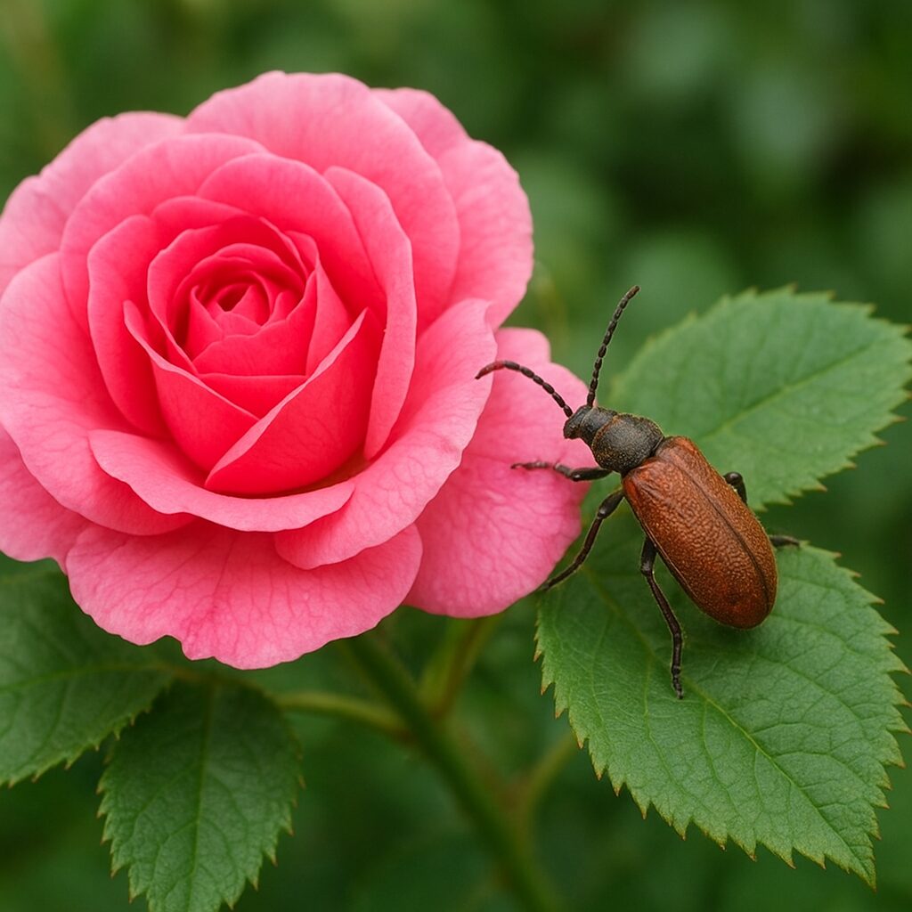 Misecznik różany – róże