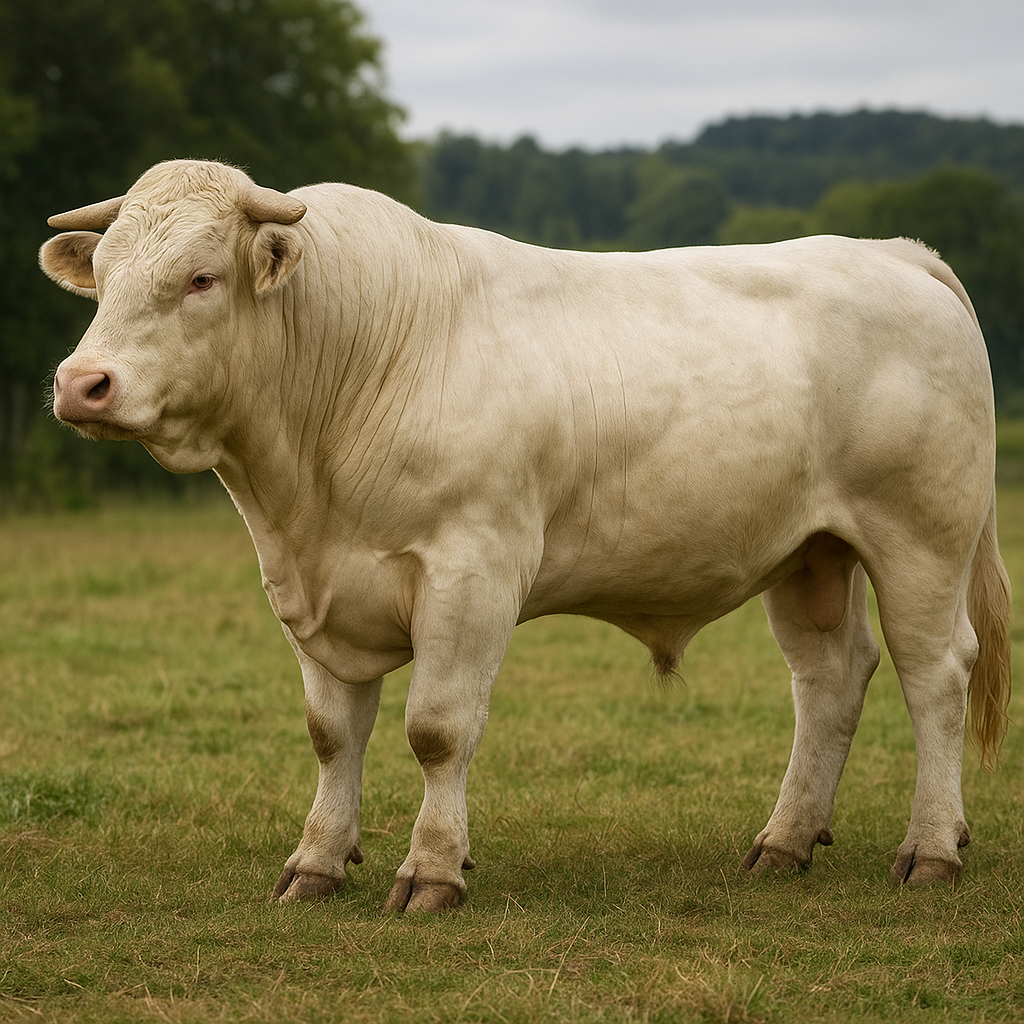 Bydło rasy Charolais Japonais