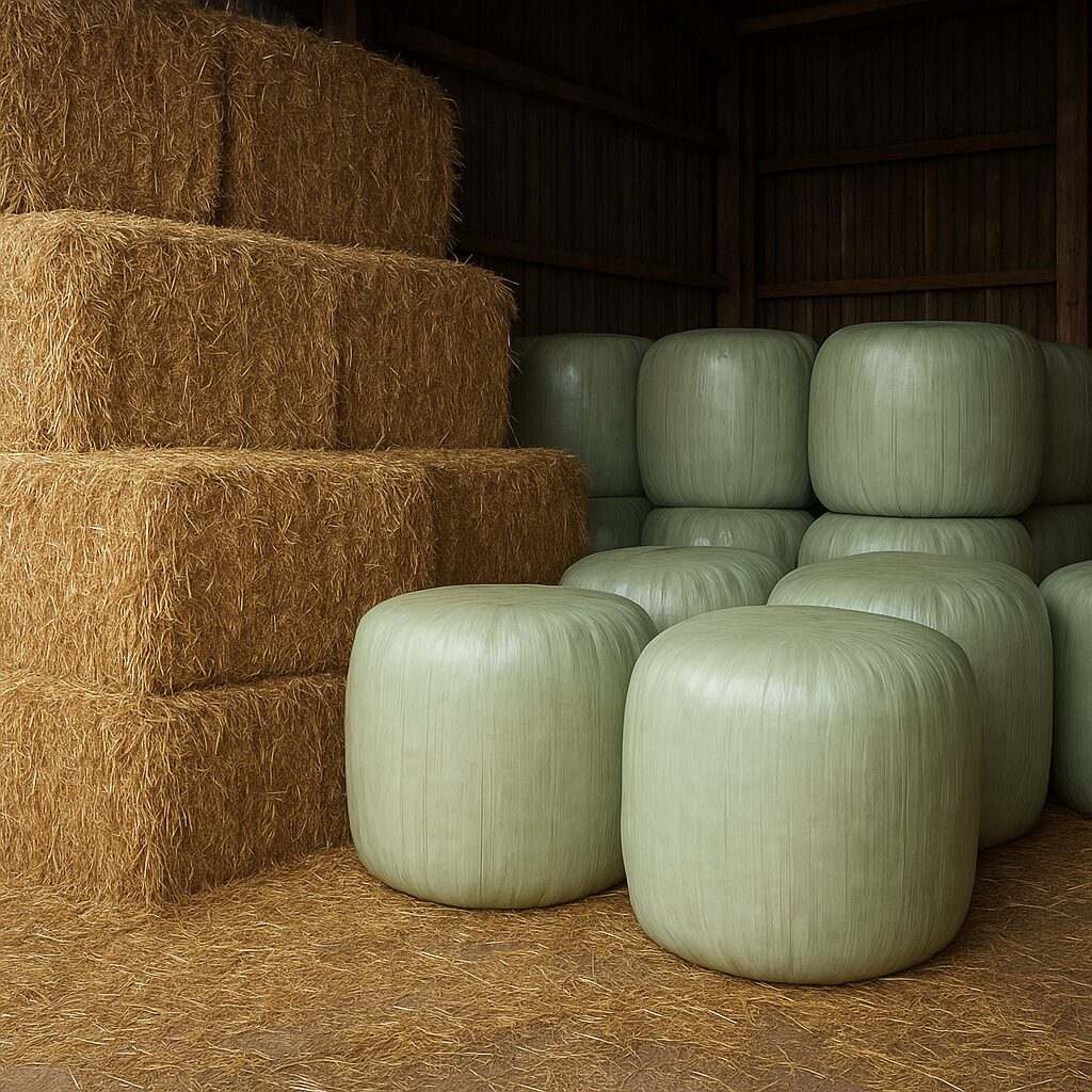 Jak przechowywać siano i kiszonkę, by nie traciły wartości