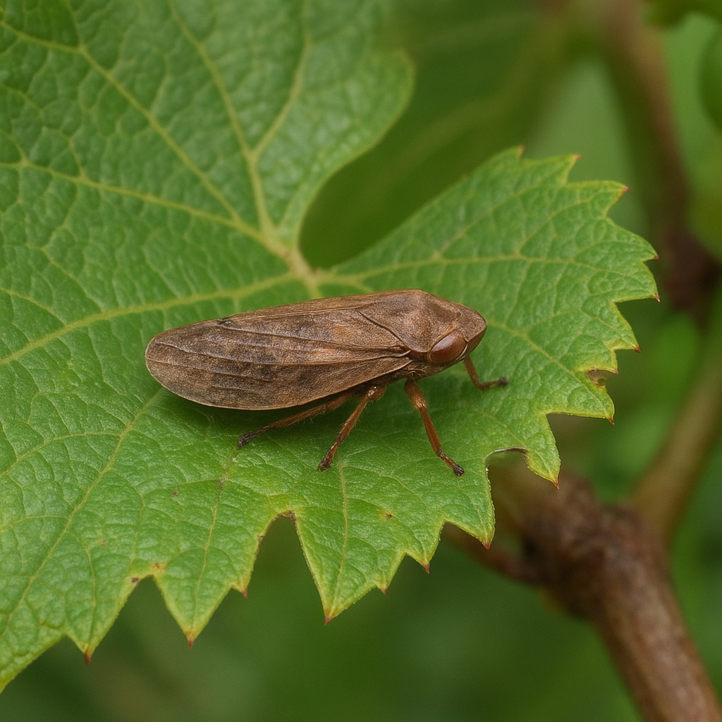 Skoczek winoroślaczek – winorośl
