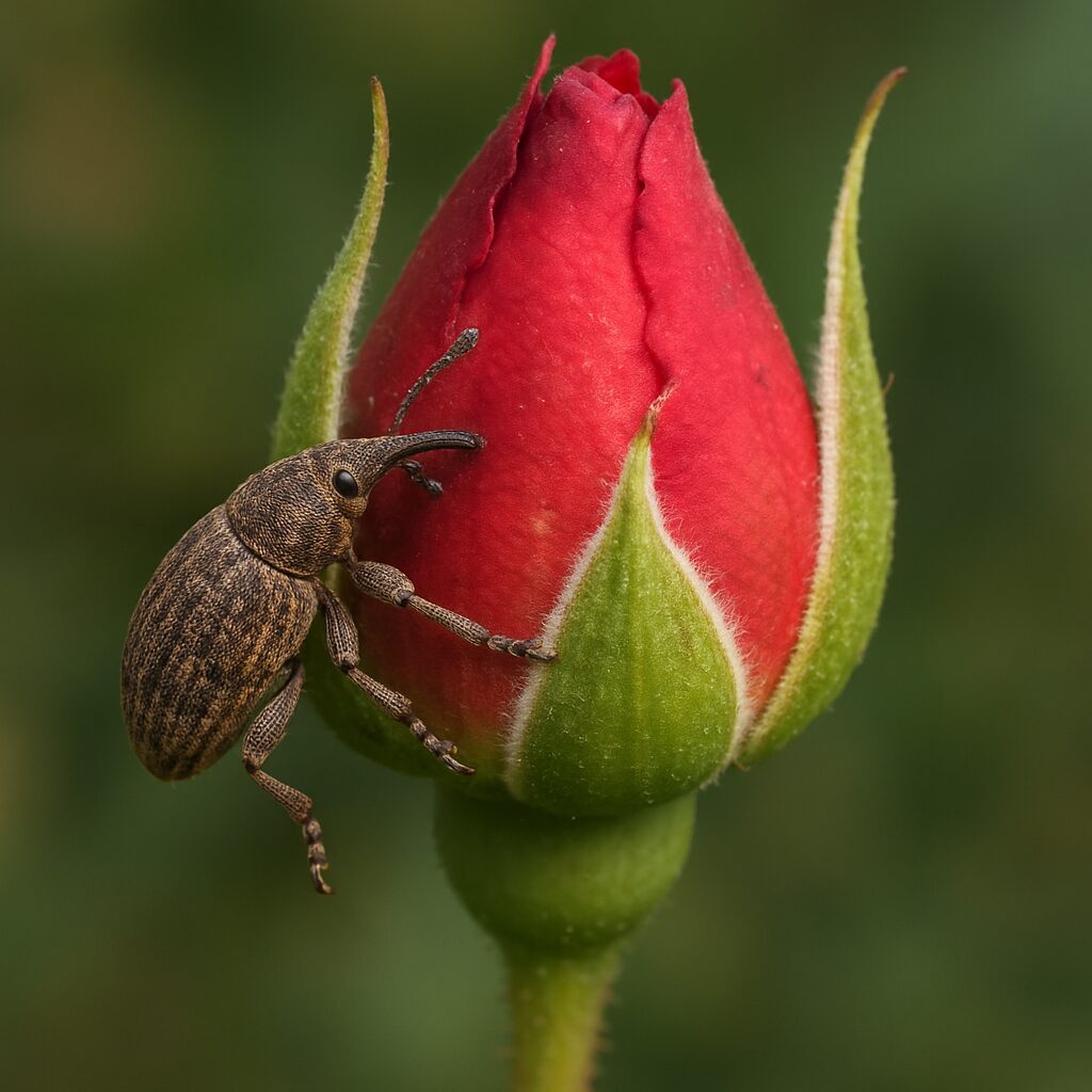 Wciornastek różany – róża