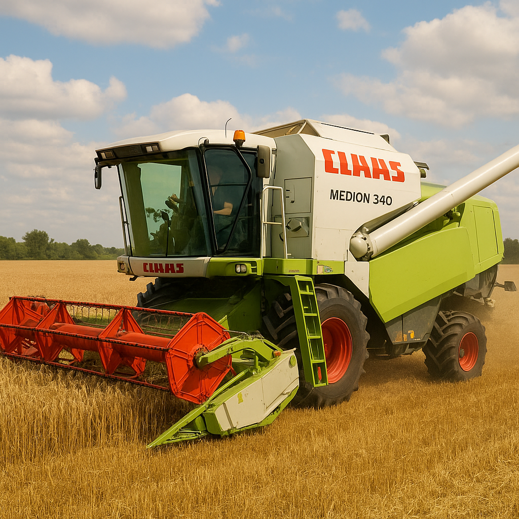 Kombajn Zbożowy Medion 340 – Claas