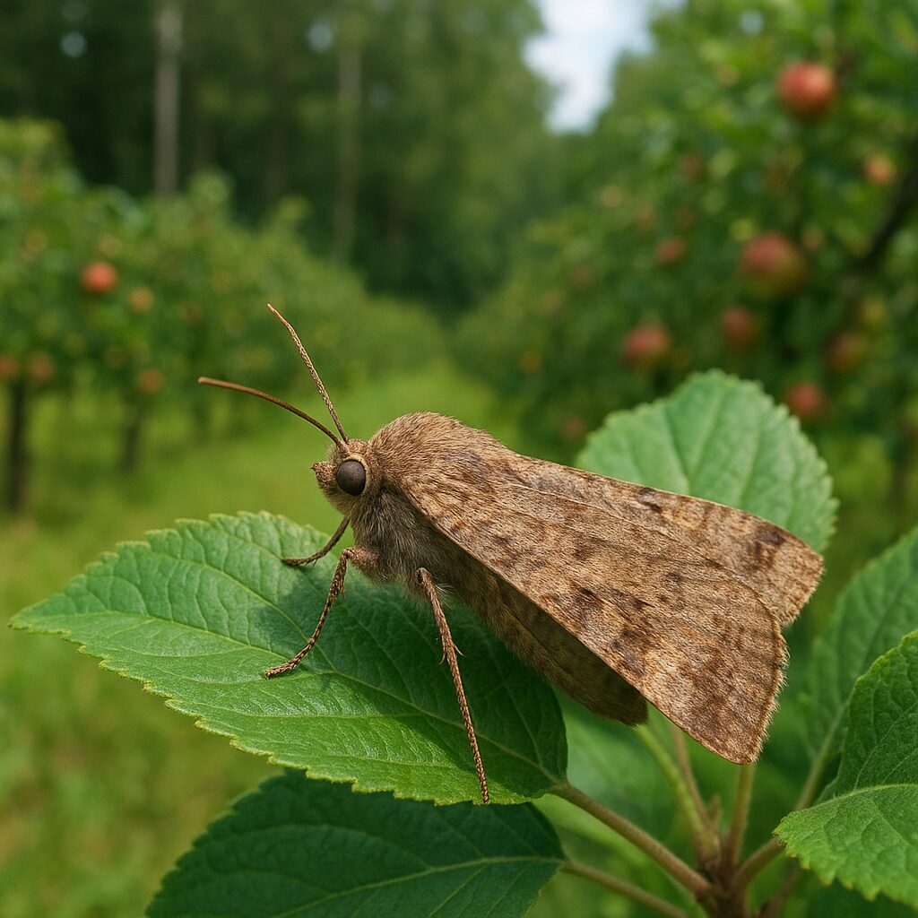 Ćma gąsiennicówka – lasy, plantacje owocowe