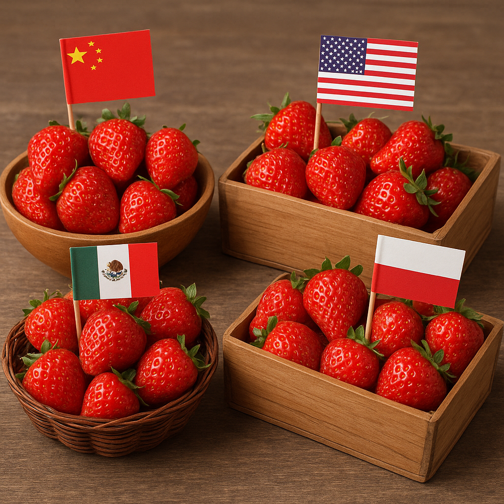 Najwięksi producenci truskawek