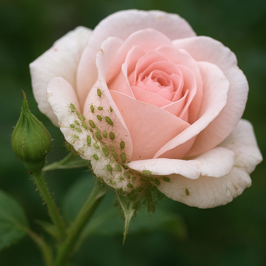 Mszyca różana – róże