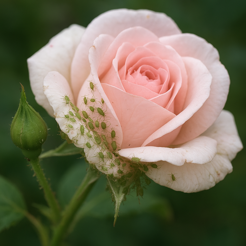 Mszyca różana – róże