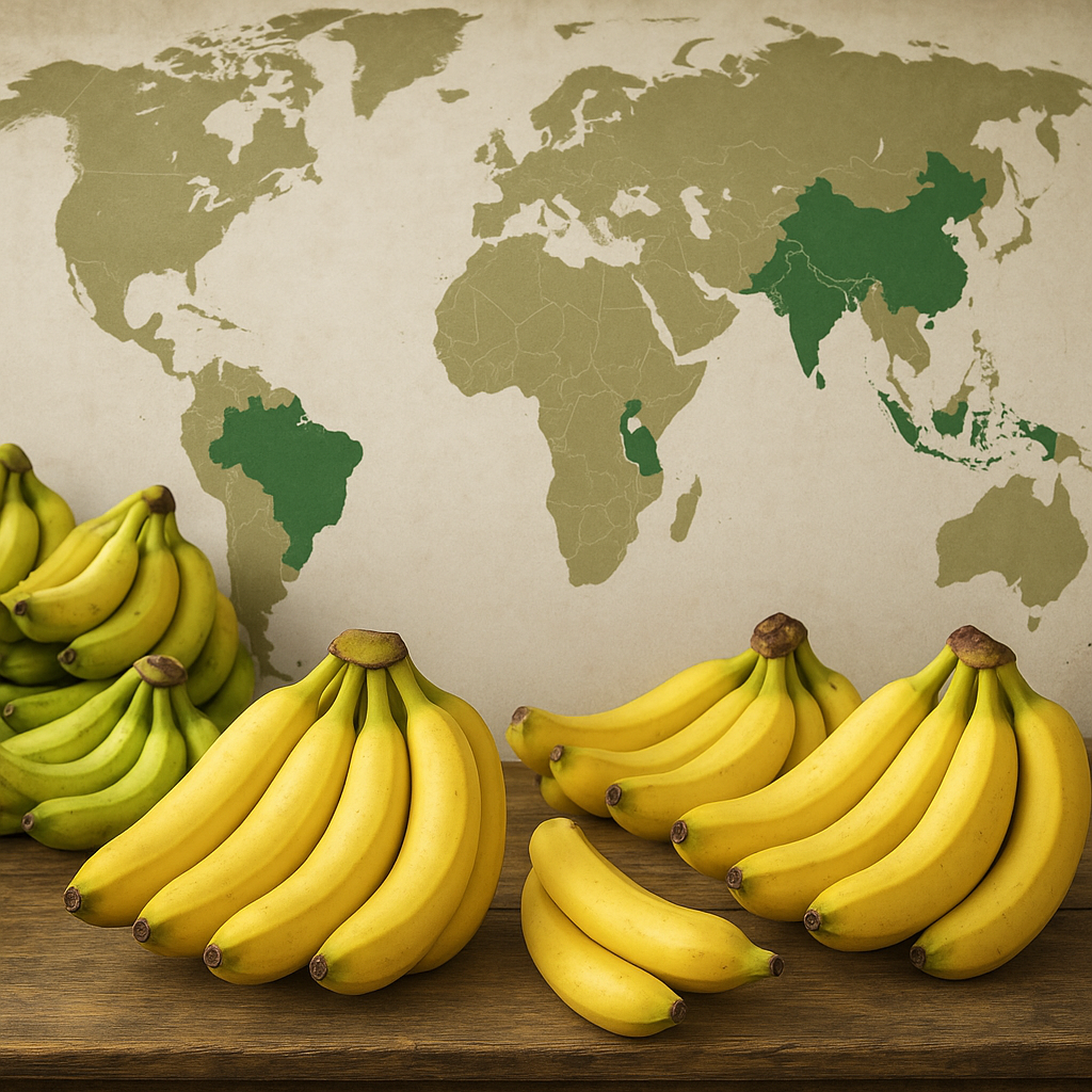 Najwięksi producenci bananów