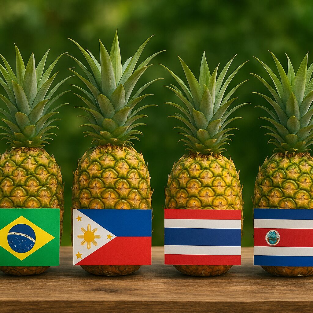 Najwięksi producenci ananasów