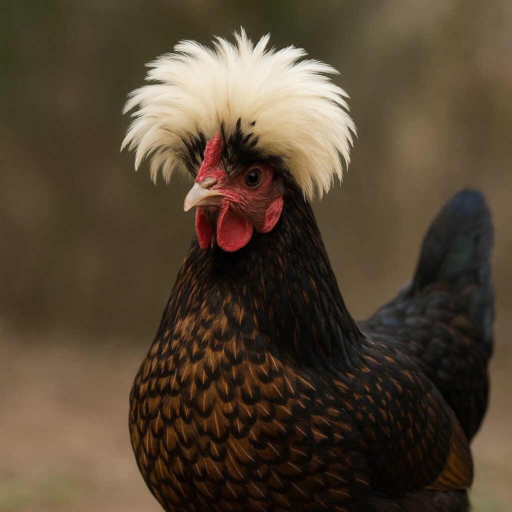 Czubatka pawik – Gallus gallus domesticus – kura