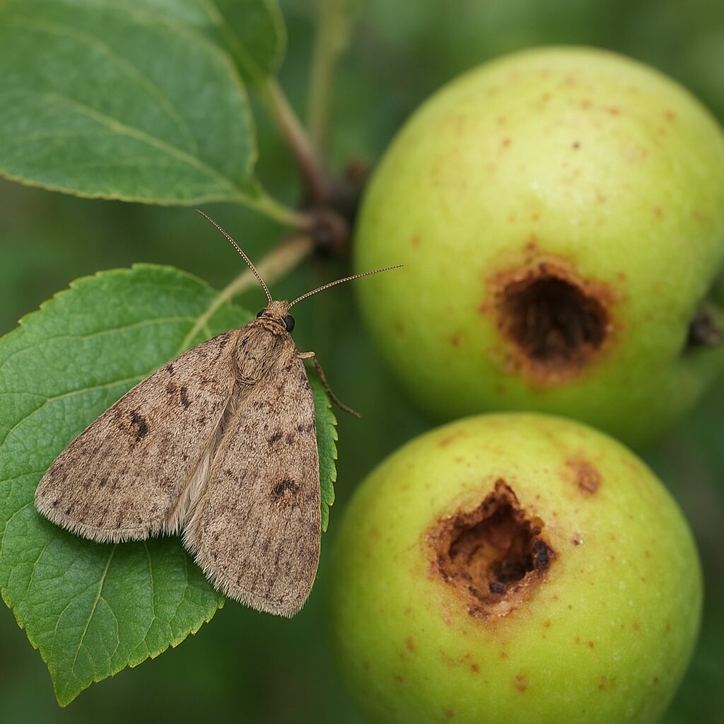 Piętnówka jabłonkówka – jabłonie