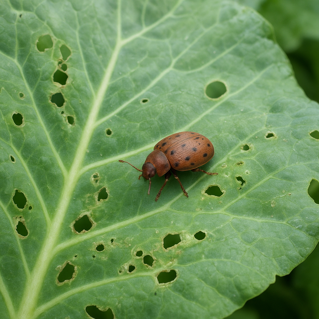 Pryszczarek kapustny – kapusta