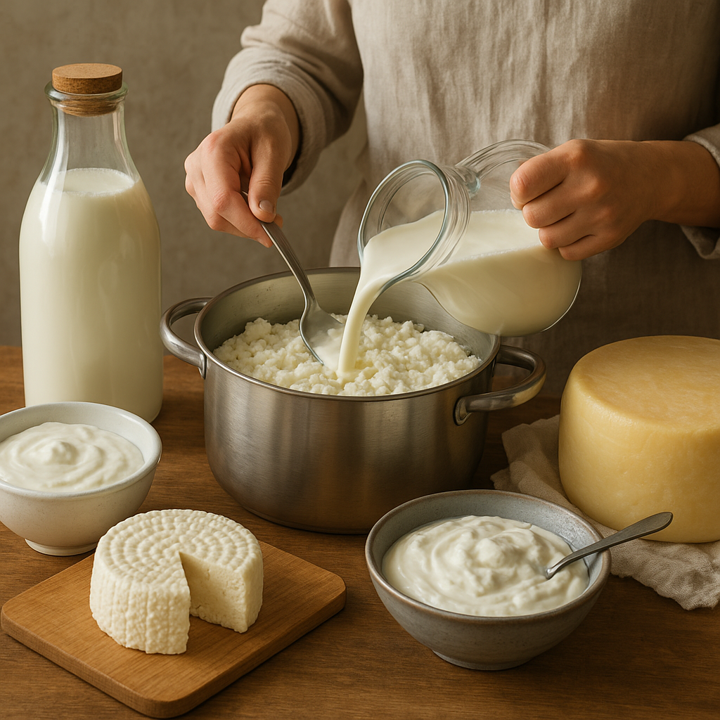 Jak produkować sery i jogurty z własnego mleka