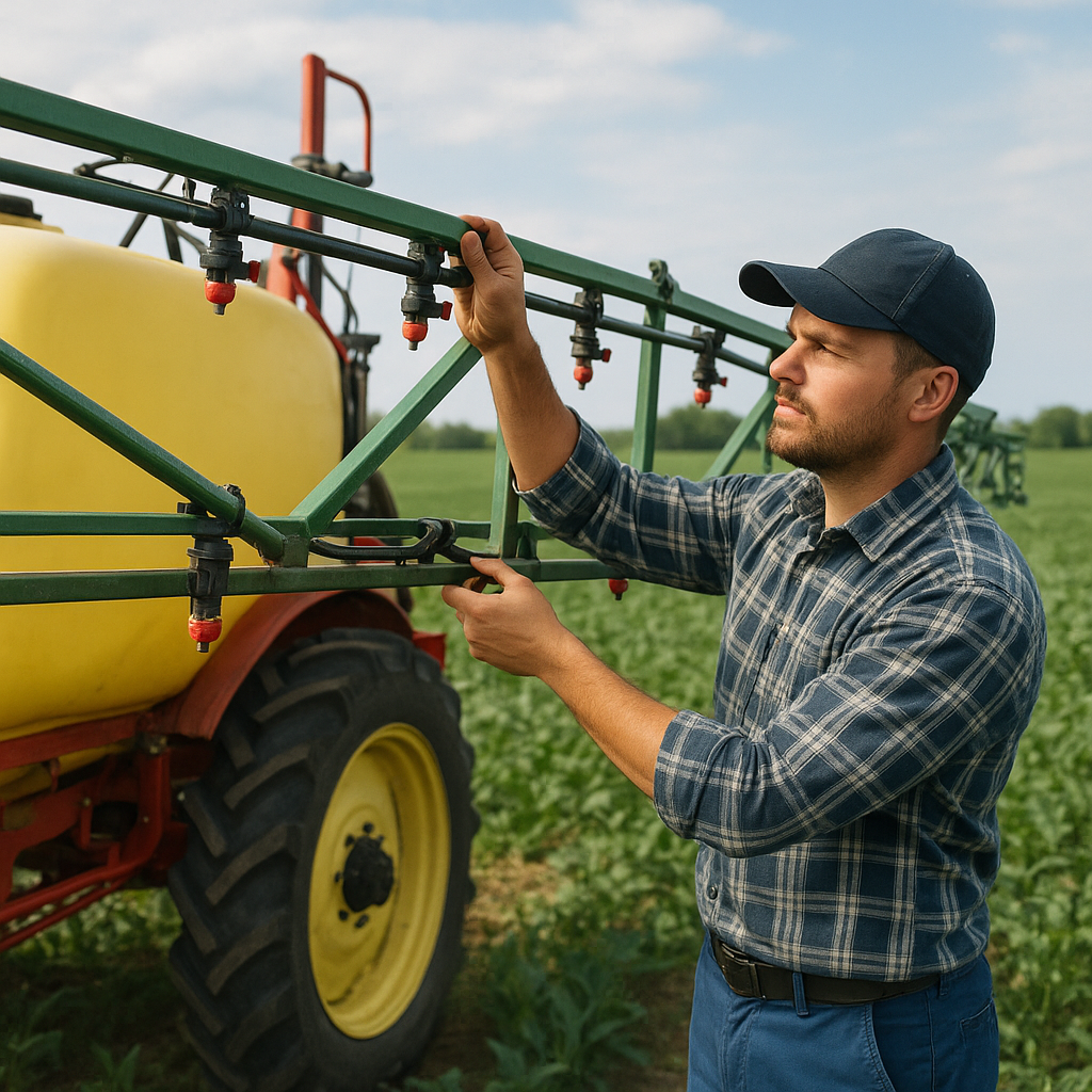 Jak ustawić belkę opryskiwacza