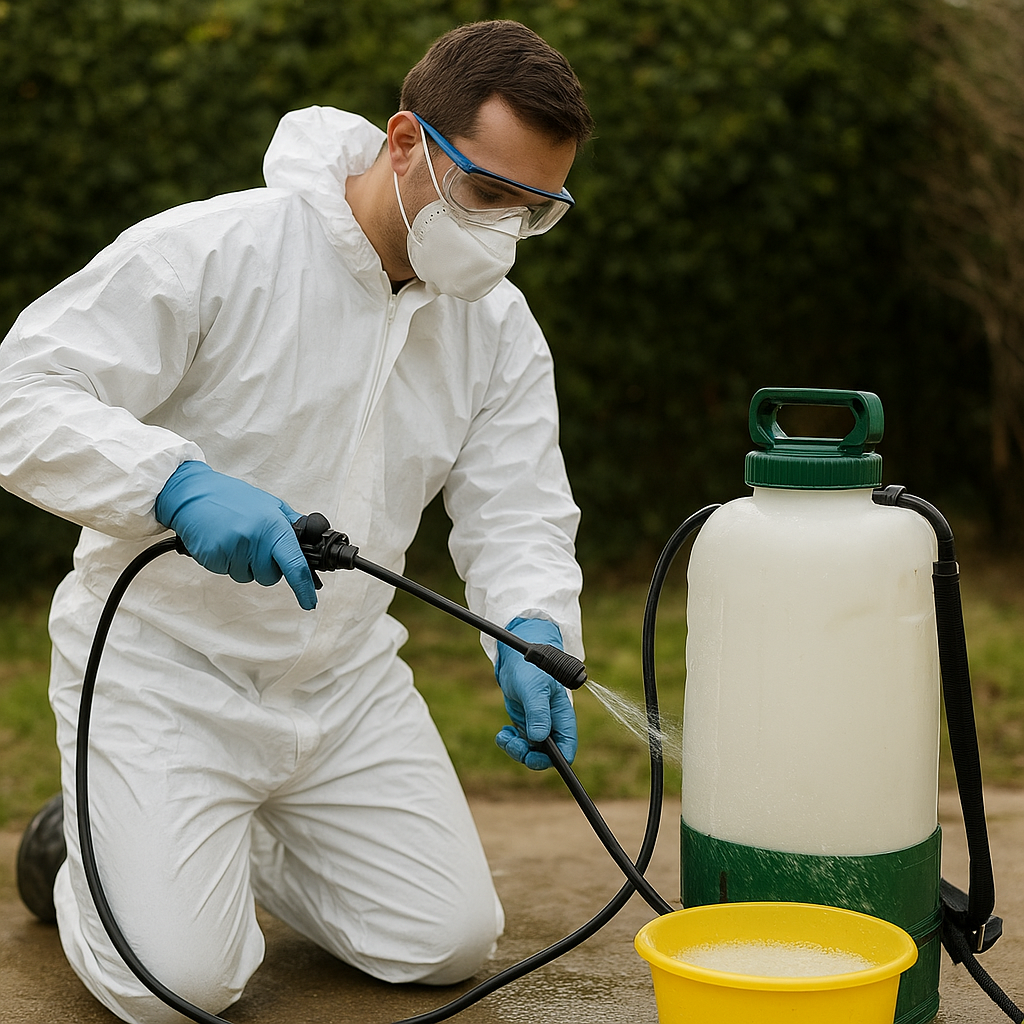 Jak bezpiecznie myć opryskiwacz