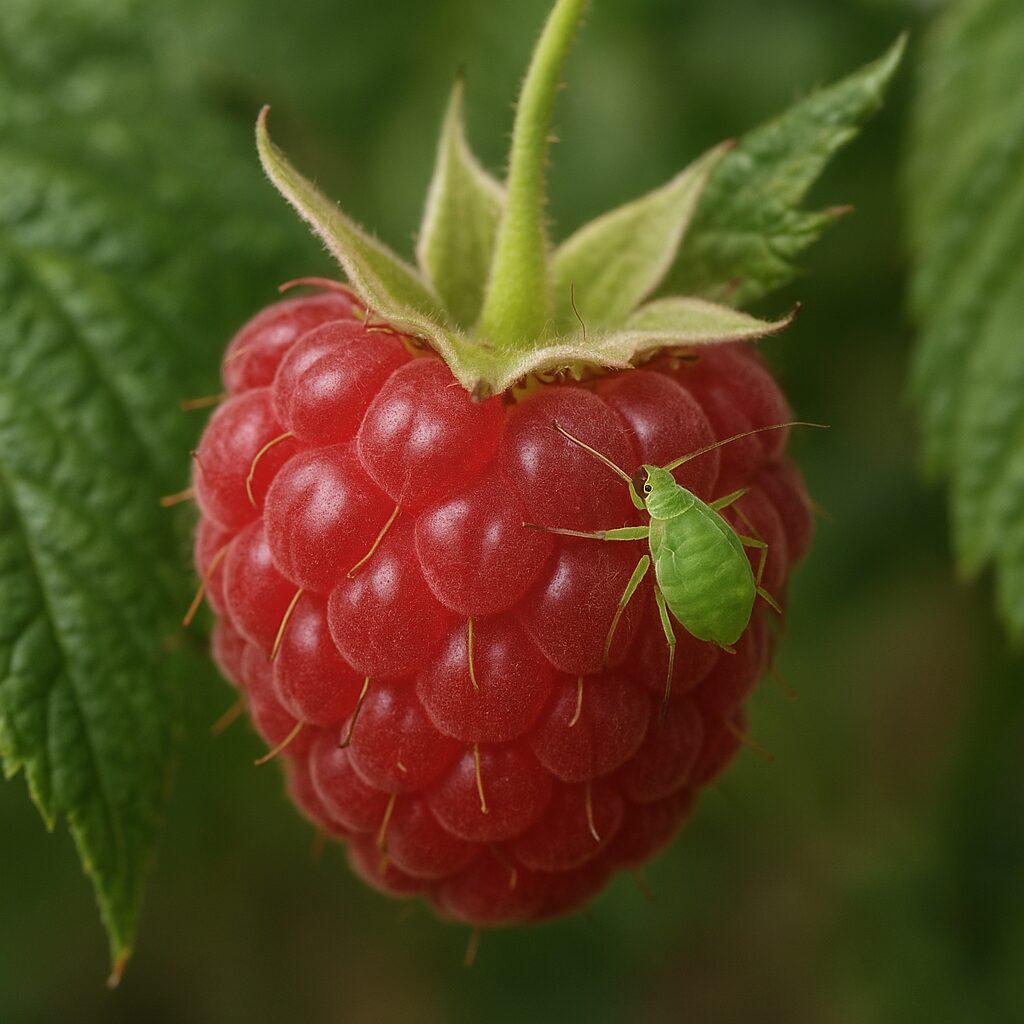 Mszyca malinowa – maliny