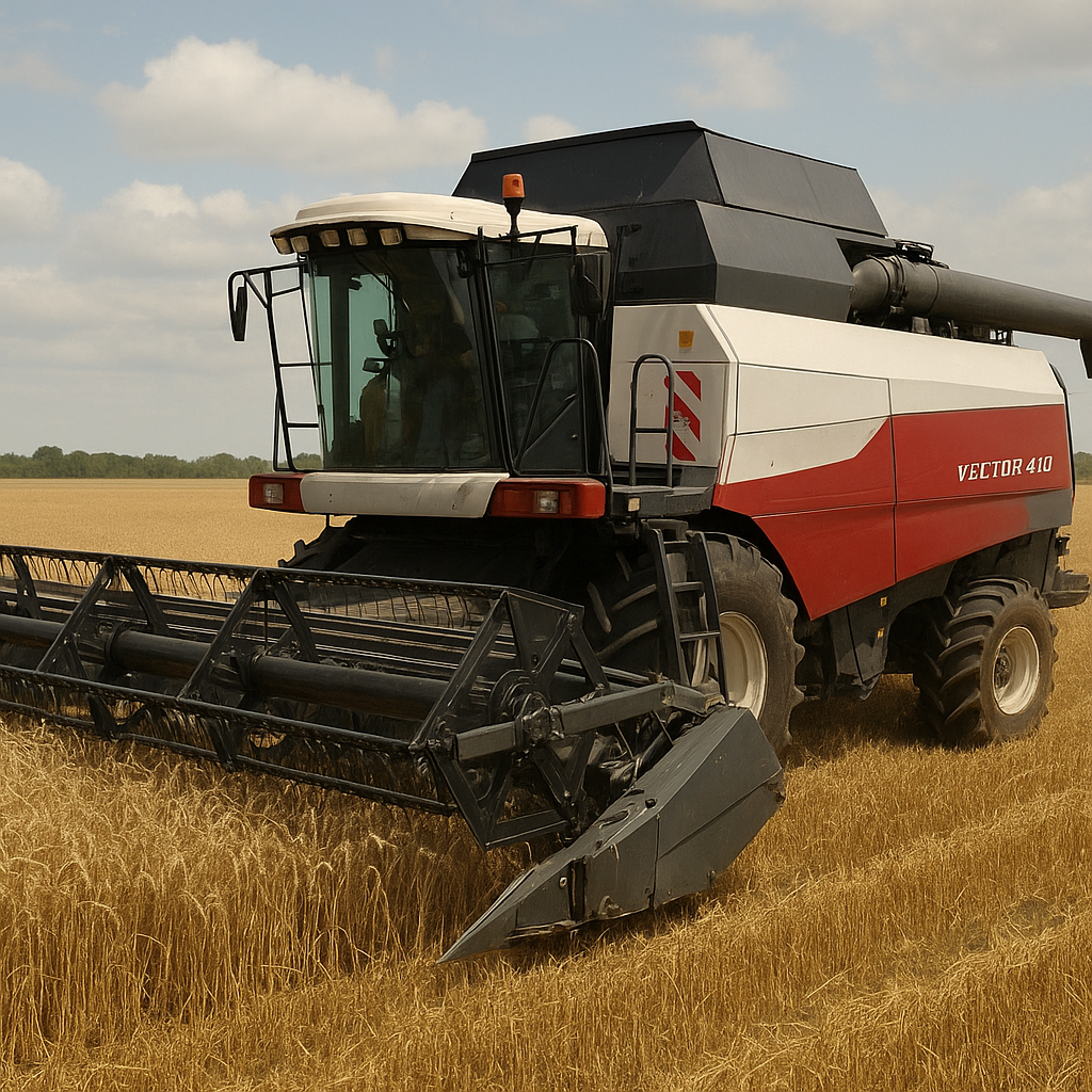 Kombajn Zbożowy Vector 410 – Rostselmash