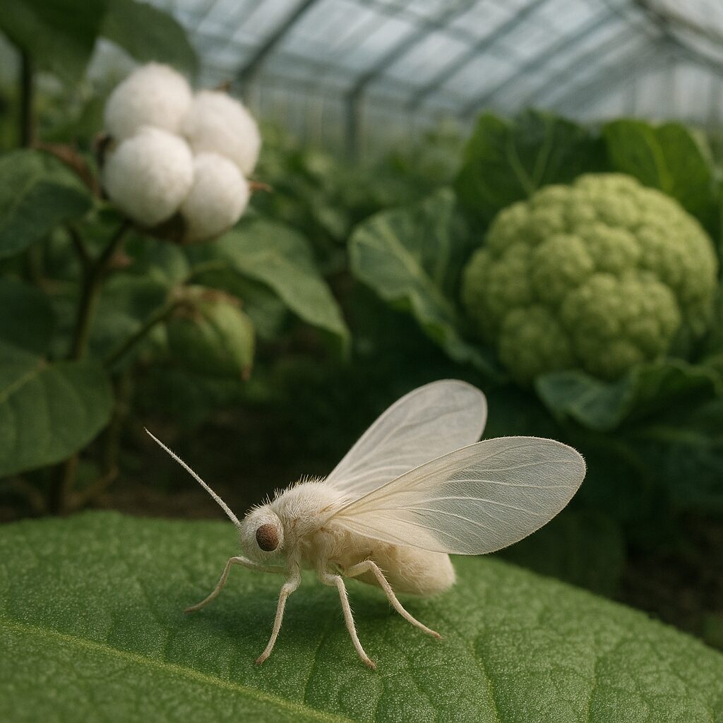 Mączlik bawełniany – warzywa, bawełna, szklarniowe