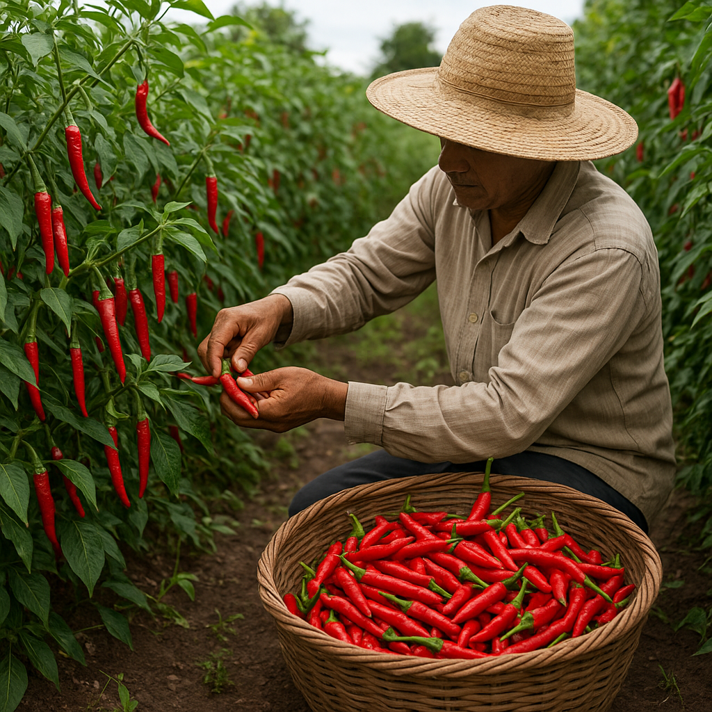 Uprawa pieprzu czerwonego