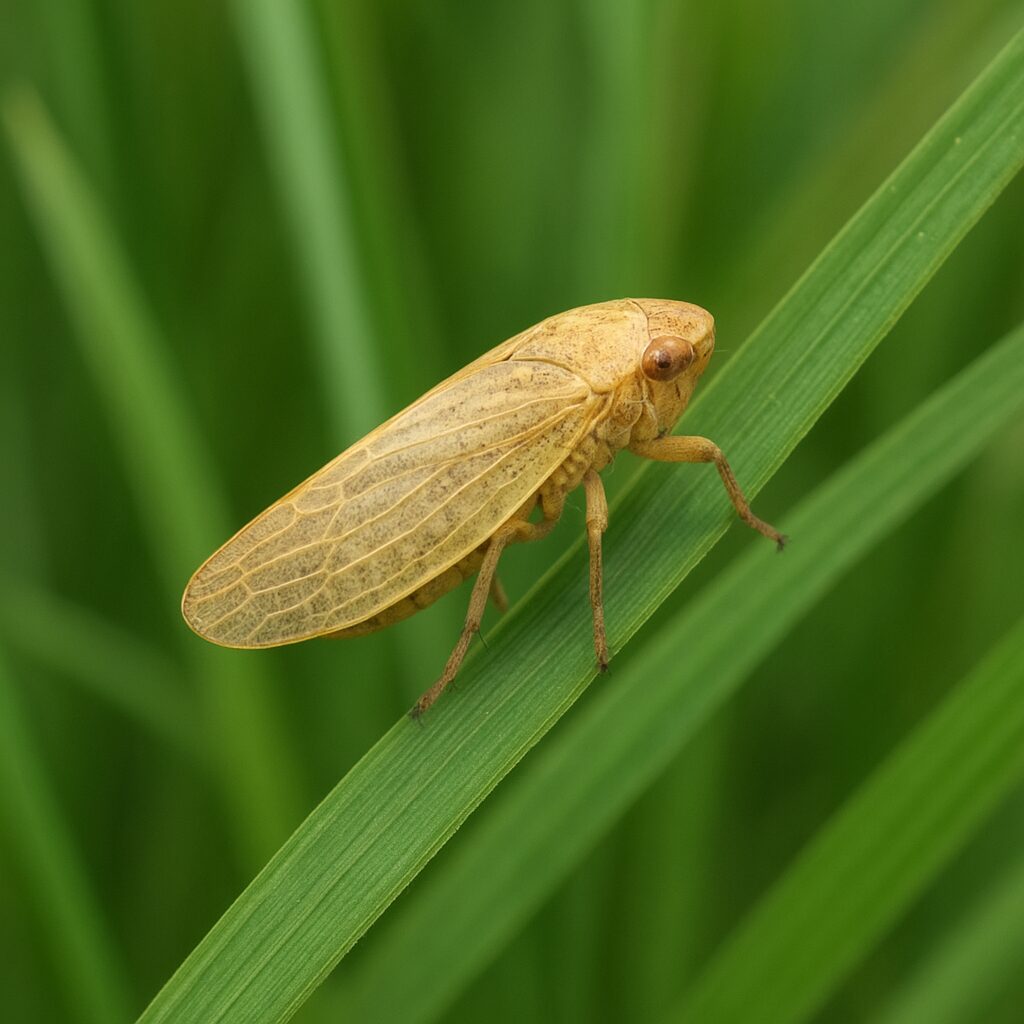 Skrzypionka żółtawka – trawy