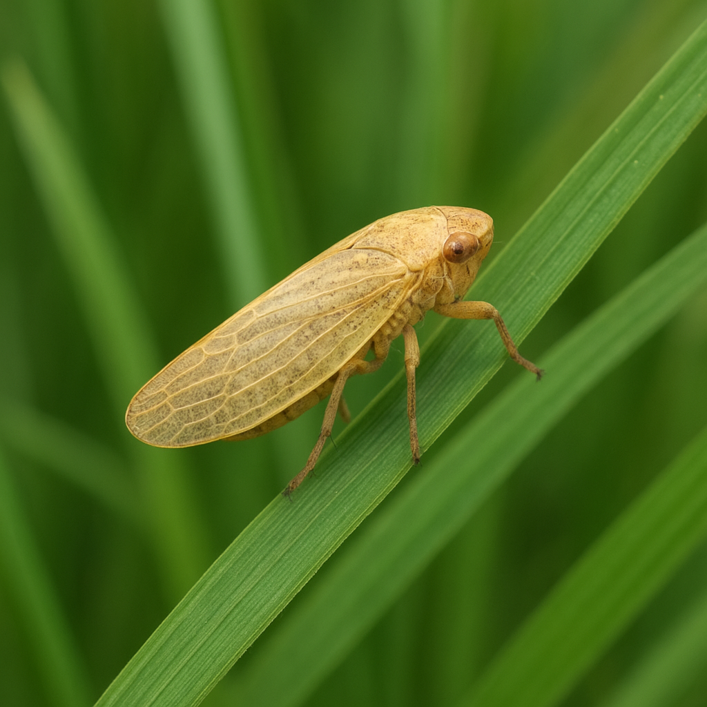 Skrzypionka żółtawka – trawy