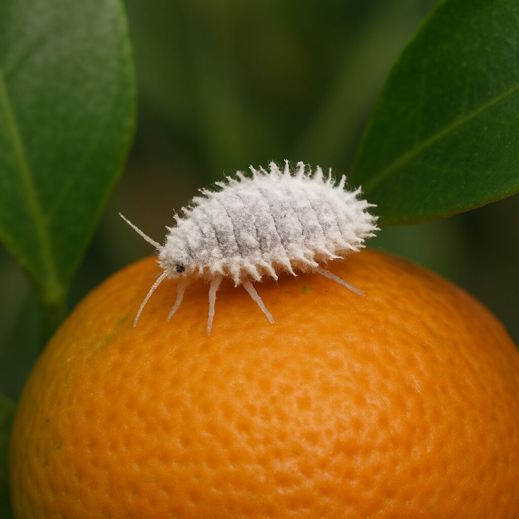 Wełnowiec cytrusowy – cytrusy