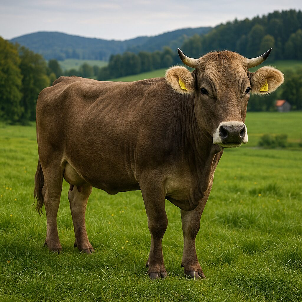 Bydło rasy Braunvieh (oryginalny)