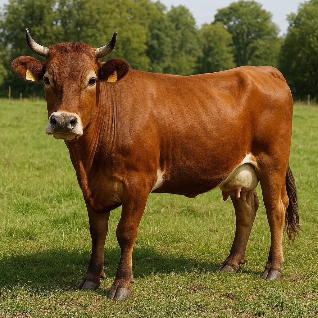 Bydło rasy Bruna Alpina