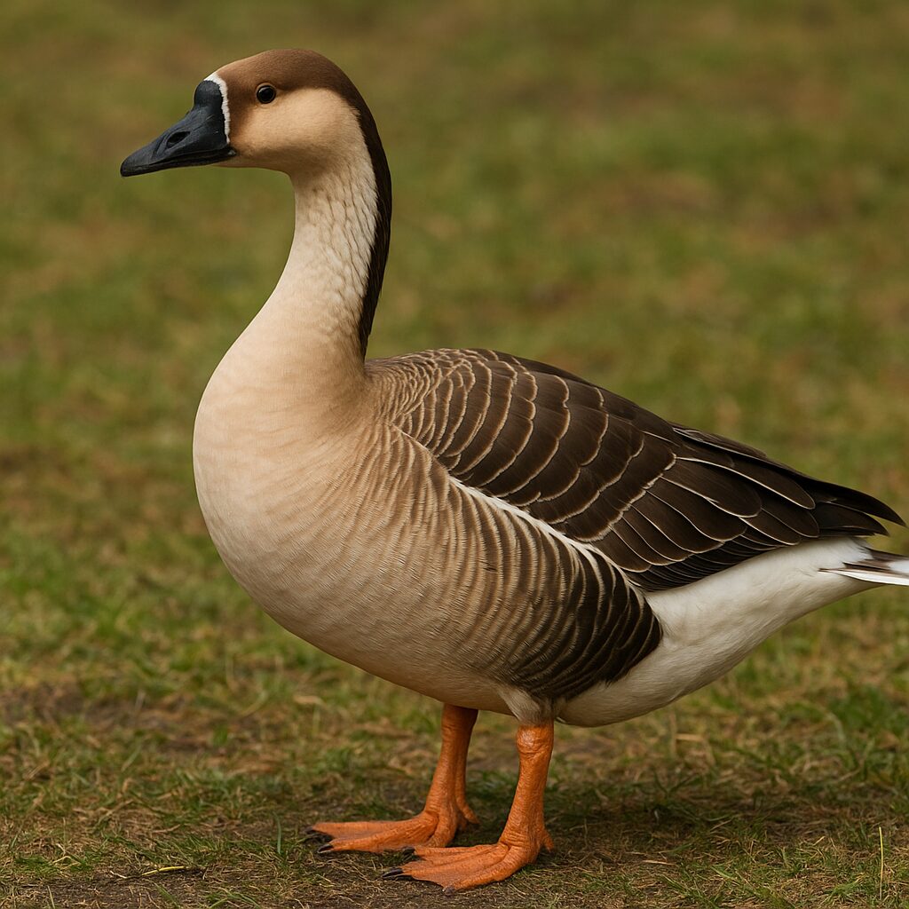 Gęś Chińska – Anser cygnoides domesticus – gęś