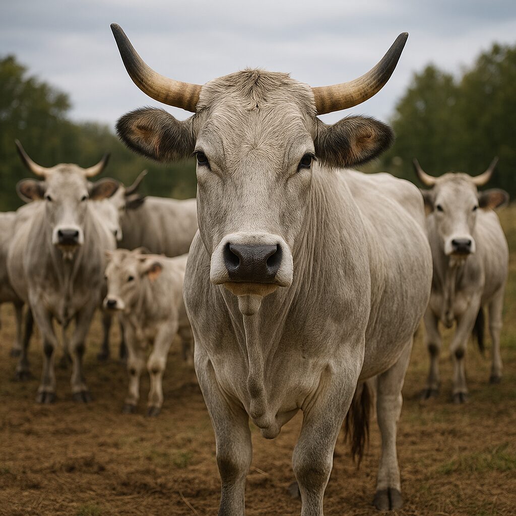 Bydło rasy Bulgarian Grey