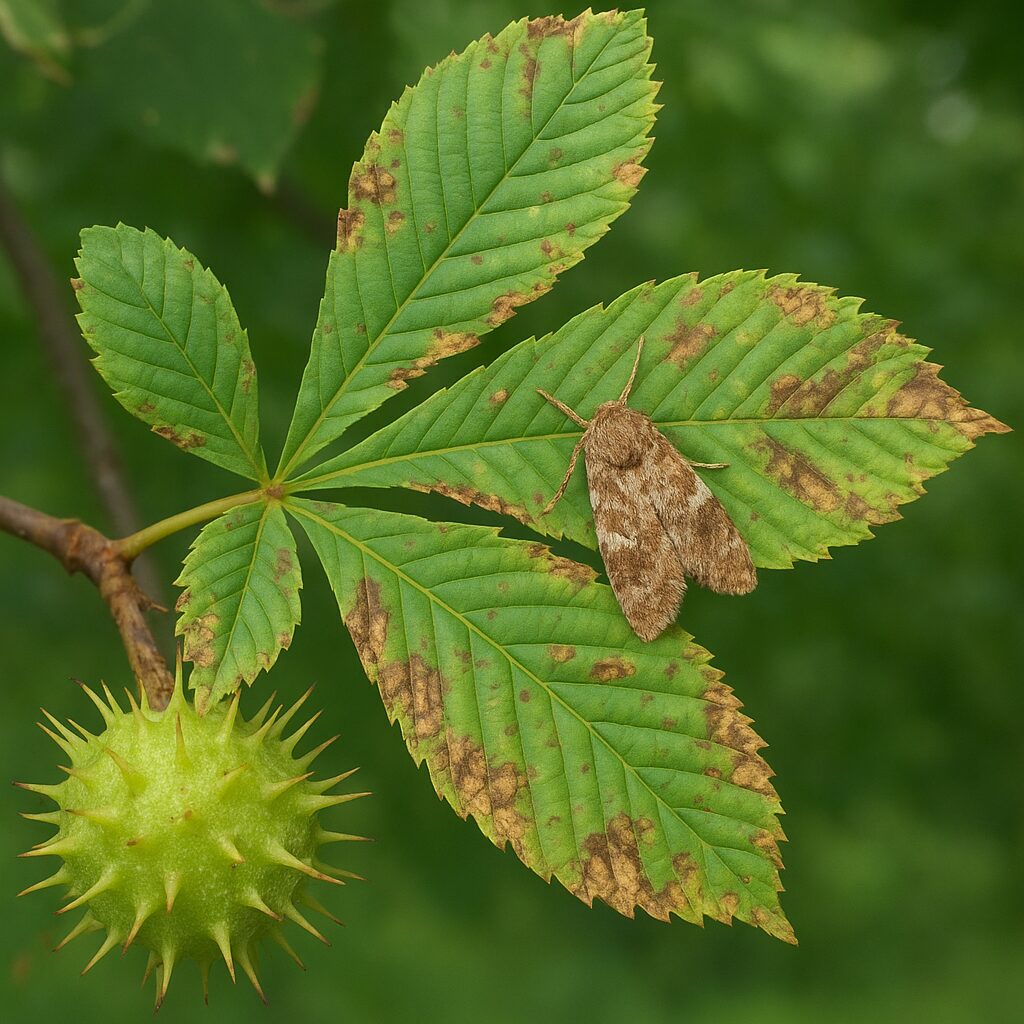 Szrotówek kasztanowiaczek – kasztanowce